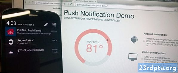 ஃபயர்பேஸ் கிளவுட் மெசேஜிங் மூலம் Android புஷ் அறிவிப்புகளை அனுப்புகிறது