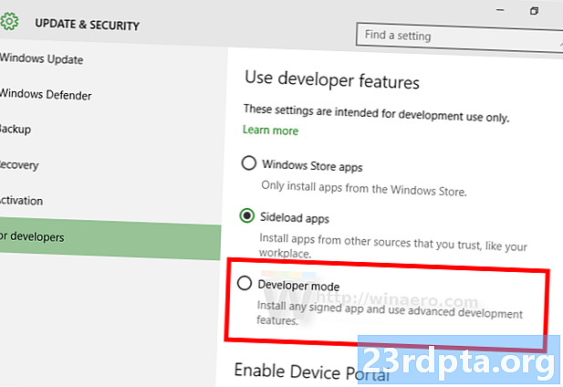A fejlesztői mód engedélyezése egy Chromebookon