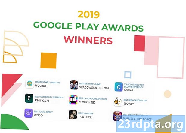 2019 Google Play Awards : 다음은 모든 수상자입니다.