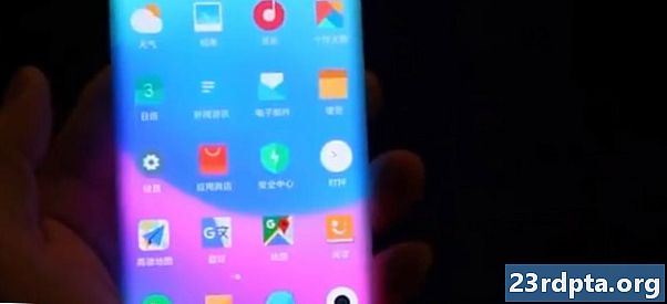 접힌 Xiaomi 전화는 모든 종류의 서사시를 보입니다.