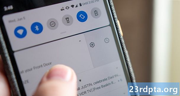 Android Q Beta 4, bildirimleri iki yönden de kaydırmanıza olanak tanır
