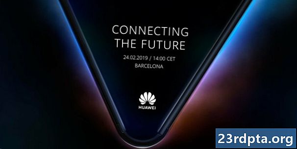 Un telèfon intel·ligent plegable Huawei previst per a la seva creació a MWC 2019