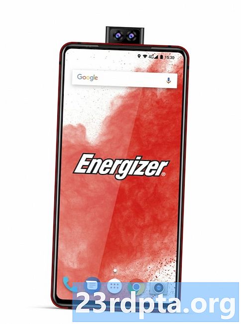 De aankomende telefoon line-up van Energizer bevat een paar met pop-up selfiecamera's