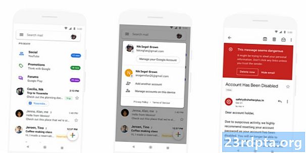 Reka bentuk aplikasi Gmail kebanyakannya ruang putih (Update: Rolling out sekarang)