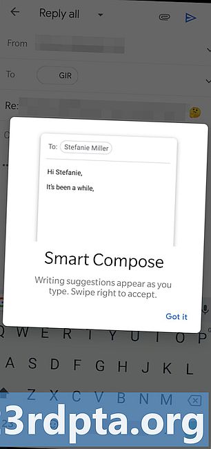 Gmail Smart ComposeはPixel 3専用ではなく、すべてに開放されています