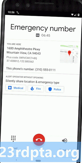 Recurso de serviços de emergência do Google chegando ao Android