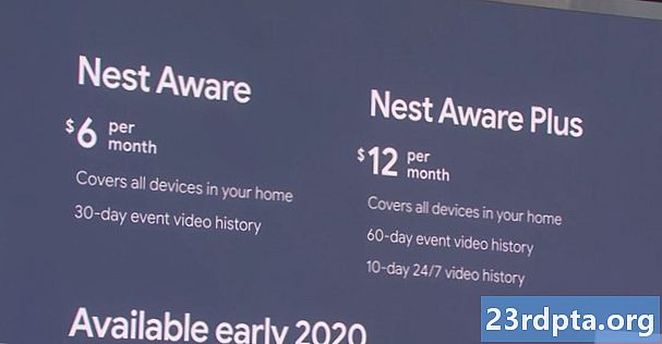 תמחור ותכנון של Google Nest Aware: הנה מה חדש