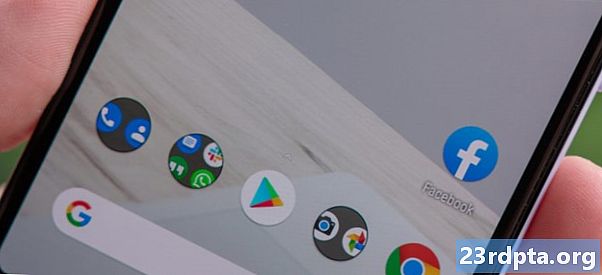 Google Play Store visar mörkt läge på Android 10