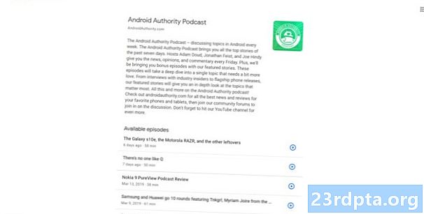 El sitio web de Google Podcasts ahora está disponible para escritorio (más o menos)