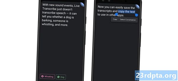 Google Live Transcribe также может технически обнаруживать пуки