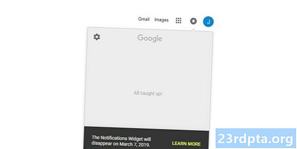 El widget de notificación web de Google desaparecerá el 7 de marzo