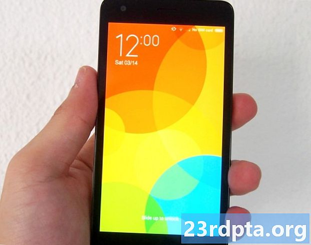 האם Xiaomi עובדת על שני טלפונים של Android One עם חיישנים בתצוגה?