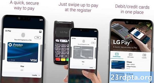 LG Pay موجود الآن في الولايات المتحدة ، ولكن على هاتف واحد فقط