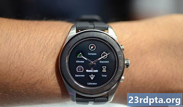 LG Watch W7 aktif: tangan analog menggunakan smartwatch?