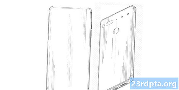 Az ellenkező állítások ellenére a szabadalmi bejelentés Essential Phone 2-hez hasonlít