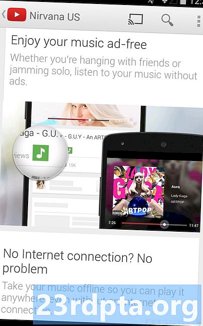 Google Ana Sayfa'da reklamsız YouTube Müziği çalın
