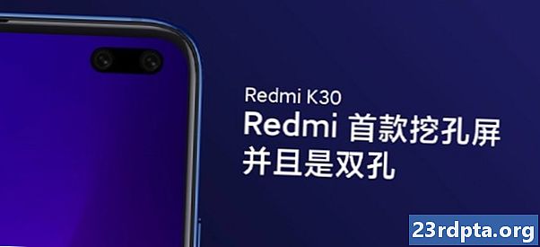 Teléfonos Redmi K30 para deshacerse de las ventanas emergentes para perforaciones de doble cámara selfie