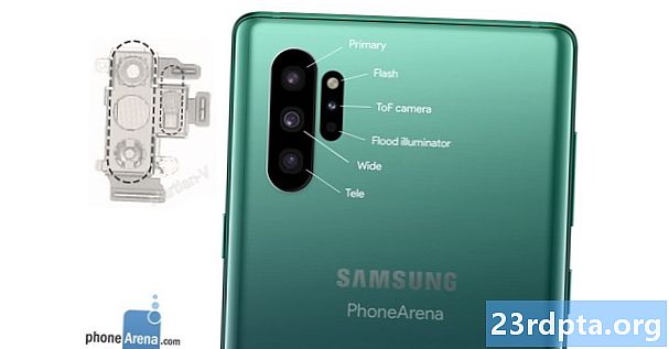 Samsung Galaxy Note 10-kamera for å tilby tre variable blenderåpninger?
