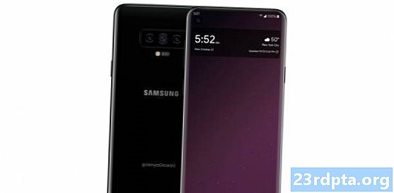 Samsung Galaxy S10 може поставитись із вбудованим датчиком відбитків пальців