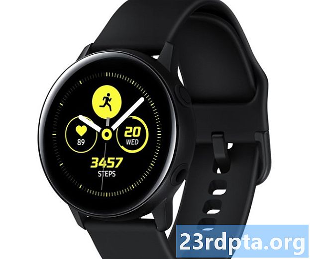 Samsung Galaxy Watch Active og Galaxy Buds hi-res gengives