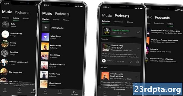 Spotify menyegarkan tab 'Perpustakaan Anda'