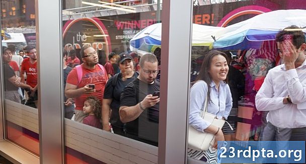 Taco ของ T-Mobile ได้รับความนิยมจากนักท่องเที่ยวอย่าง Times Square