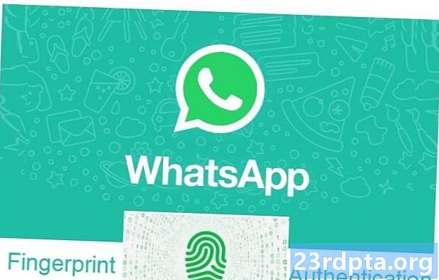 WhatsApp testando autenticação de impressão digital no Android