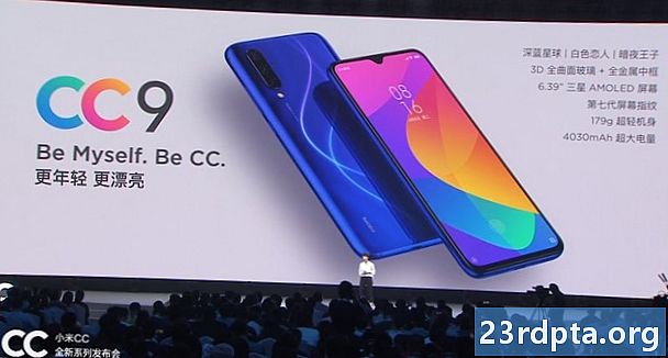 Xiaomi Mi CC 9 seeria teatas: koormus megapiksleid alla 200 dollari
