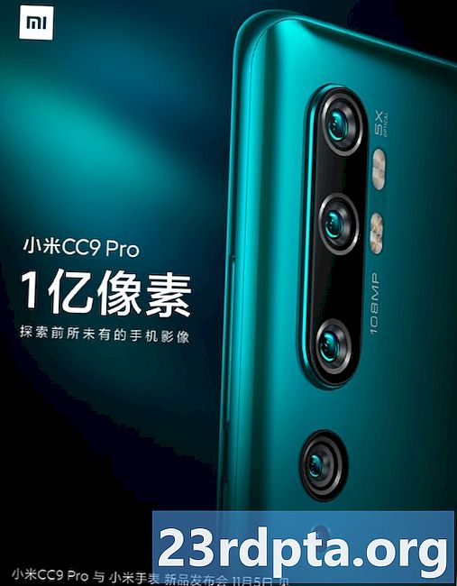 Xiaomi Mi CC9 Pro는 한 시간 안에 재충전 할 수있는 거대한 배터리를 포장합니다 - 뉴스