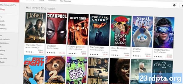 Ve službě Filmy Google Play je v prodeji několik filmů ve výši 4 000 USD - Technologie
