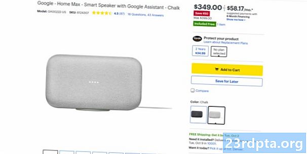 Deal: Ang Google Home Max ay $ 100 sa Google Express