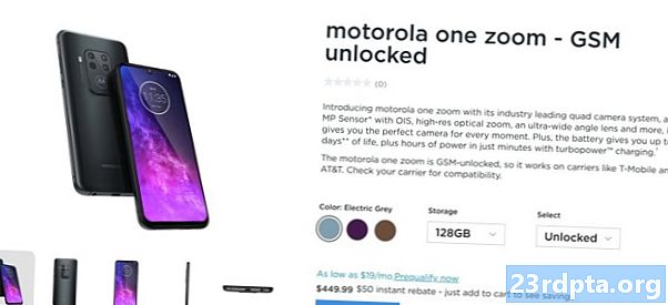 契約：Motorola One Zoomを50ドル引き
