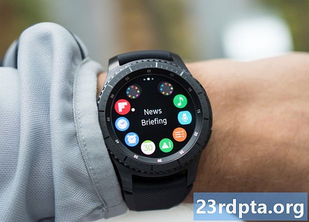 รับ smartwatch ของ Samsung Gear S3 Frontier ในราคา $ 189