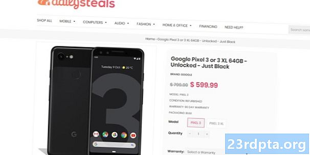 Thỏa thuận tân trang Google Pixel 3 giúp bạn có được một cái với giá 600 đô la hoặc 650 đô la cho XL