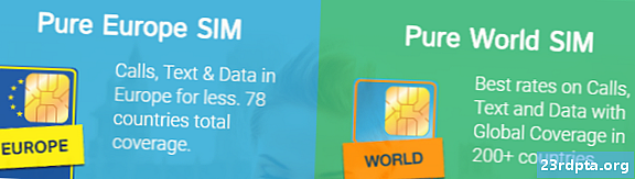 Cestujte SIM karty a místní možnosti, když berete telefon do zahraničí